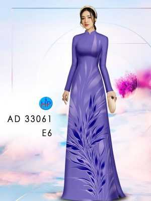 Vải Áo Dài Hoa In 3D AD 33061 28